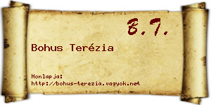 Bohus Terézia névjegykártya
